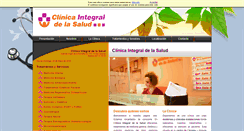 Desktop Screenshot of clinicaintegraldelasalud.com